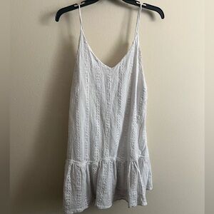 White Eyelet Babydoll Dress